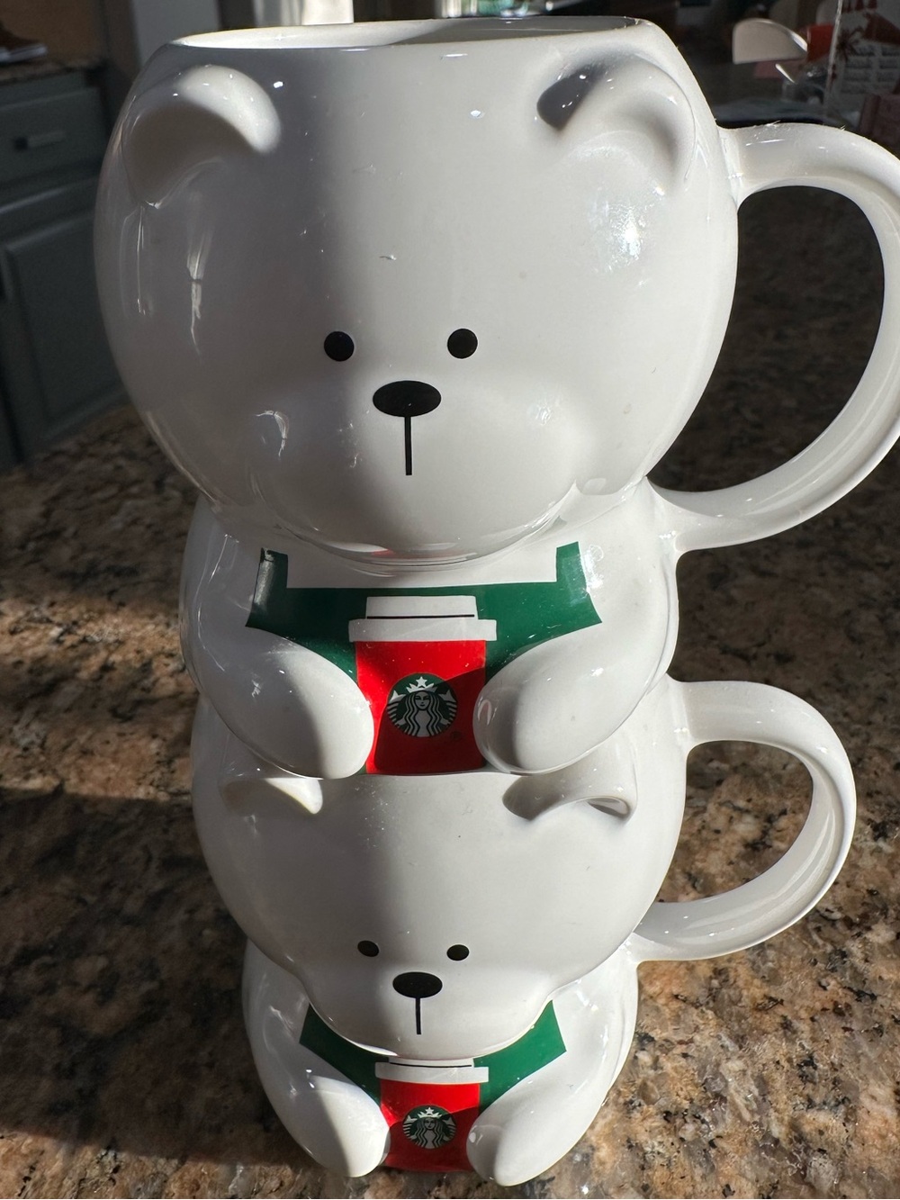 Starbucks White Bear Mug Set